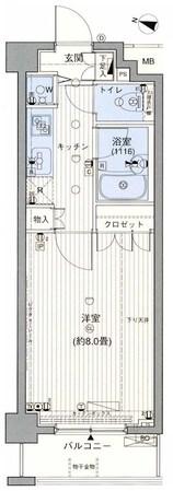 ラグジュアリーアパートメント西新宿の物件間取画像